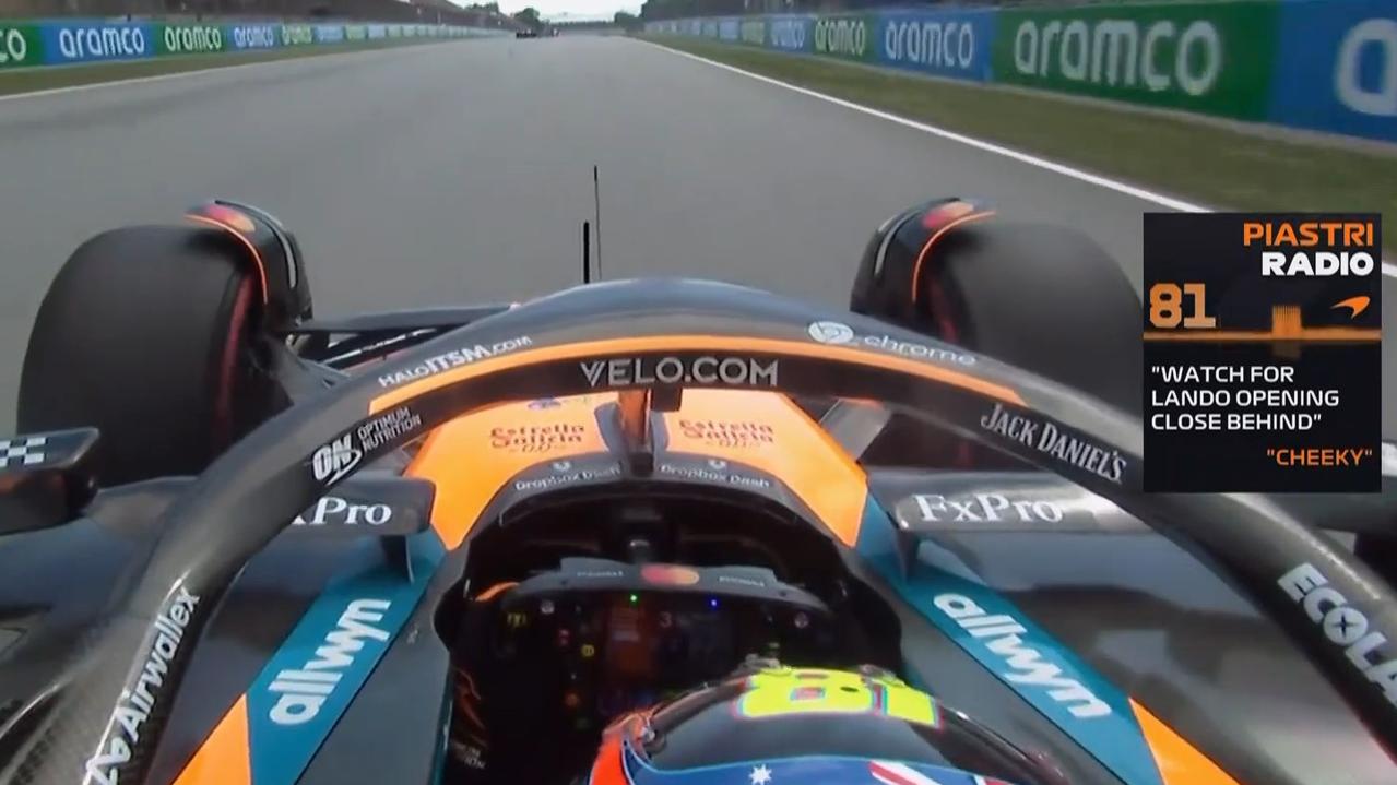 The Aussie was having none of it. Photo: Fox Sports.
