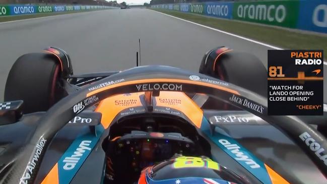 The Aussie was having none of it. Photo: Fox Sports.