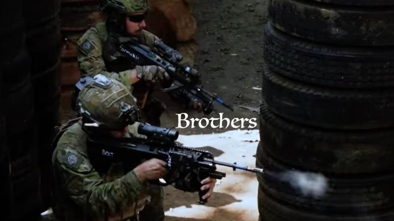 The video focused on warfighting footage, rather than lifestyle and career. Source: Facebook.