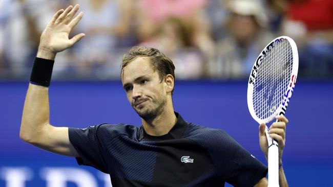 Kyrgios took out No. 1 seed Daniil Medvedev on his way to the final eight.