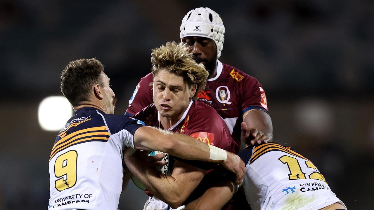 James O'Connor (centre) has been recalled to Queensland’s starting team. Picture: Mark Metcalfe/Getty Images