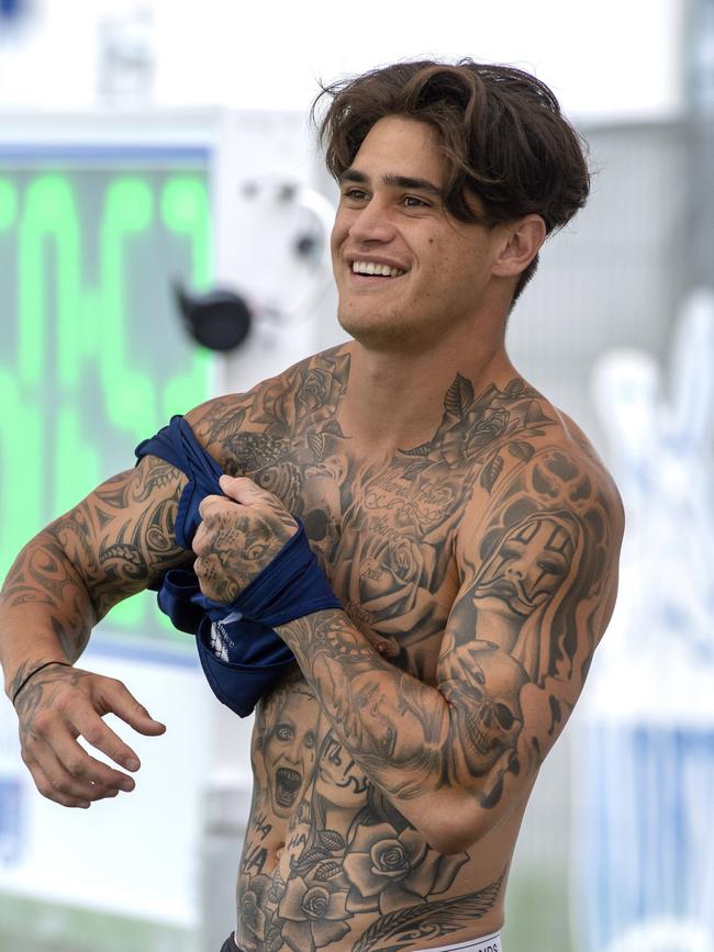 North Melbourne footballer Marley Williams has been fined after a drunken off-season nightclub fracas. Picture: Jay Town