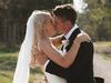 Footy legend marries TV bride at star-studded wedding
