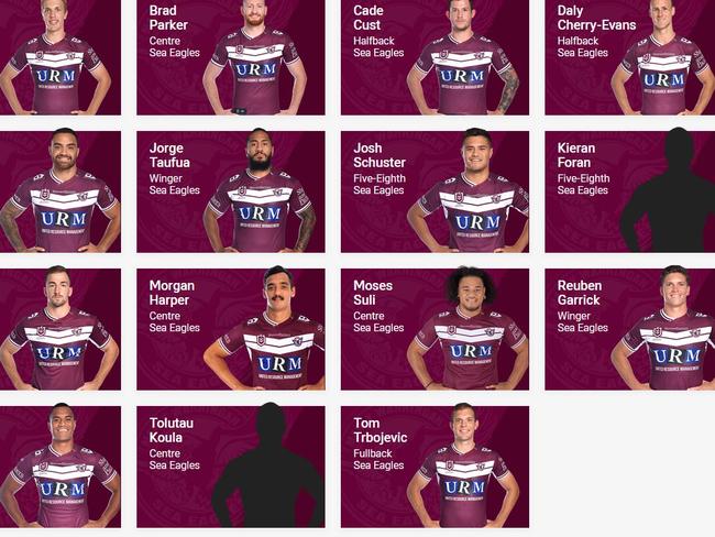 Manly Sea Eagles' NRL team page on the club's website. Where’s Hoppa?