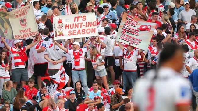 Dragons fans have had little to celebrate and that will continue unless the club changes its approach. Picture: Getty Images