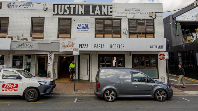 Justin Lane, Burleigh Heads, where the alleged assault occurred. Picture: Jerad Williams