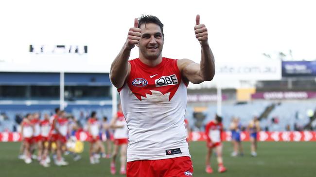 It is unclear when the Swans players will next see their families. Picture: Daniel Pockett/AFL Photos/via Getty Images