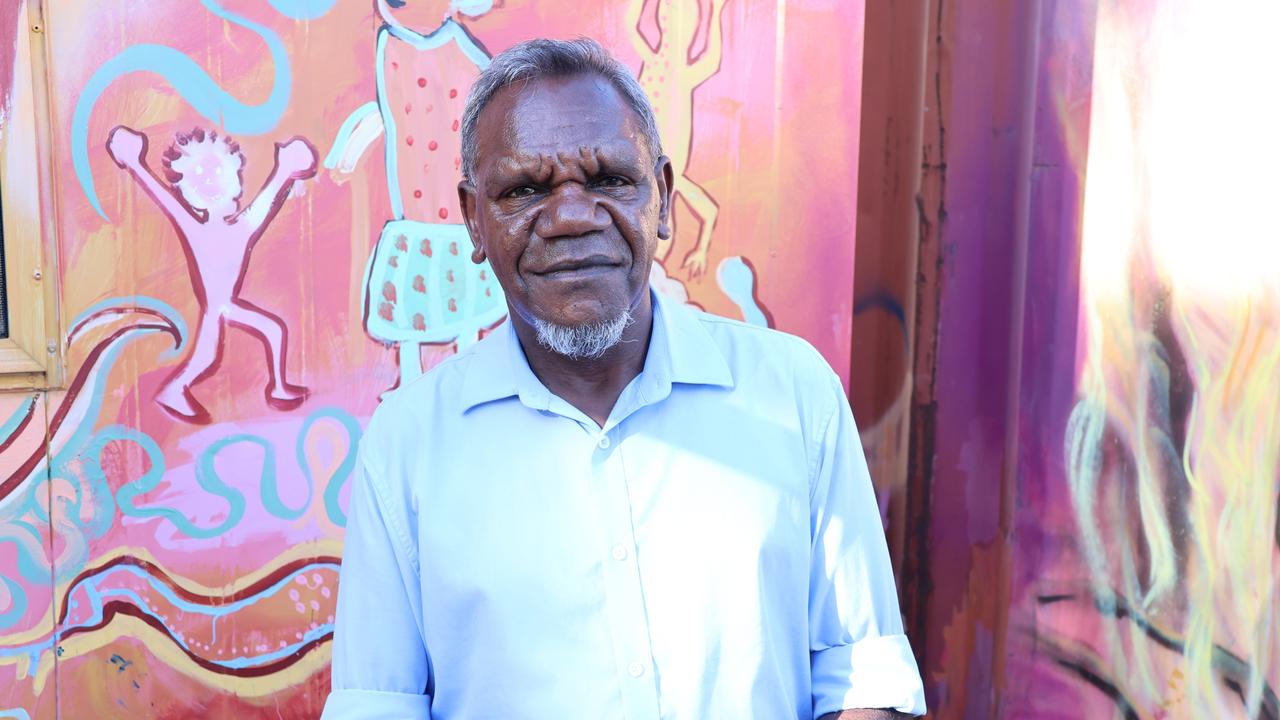 Hidden Valley president Benedict Stevens says the community centre offers a safe space for kids away from the troubles in Alice Springs. Picture: Riley Walter