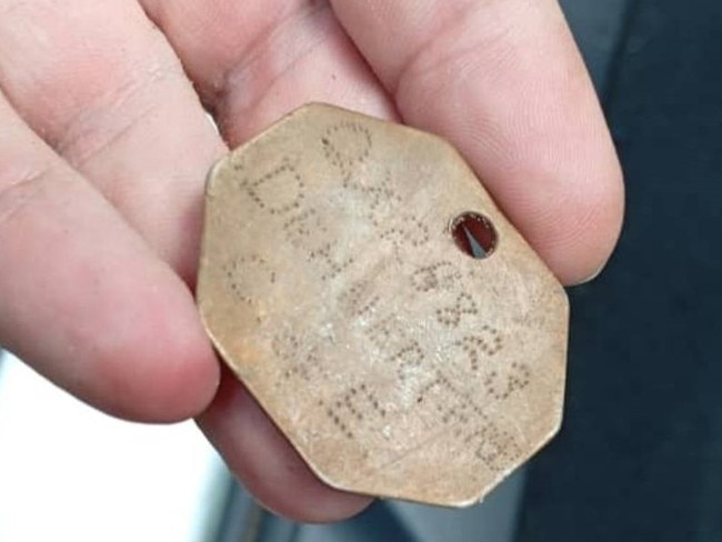 A Roma soldiers dog tag was found in Malaysia