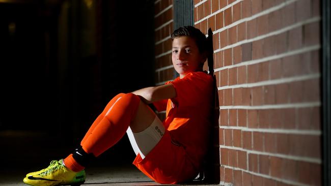 Junior Sports Star Nominee Stavros Palapanis 13 , travels from Sans Souci to Rooty Hill to take part in the Wanderers academy.