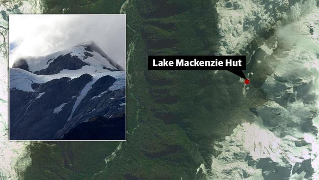 The Lake Mackenzie Hut on the remote Routeburn Track.