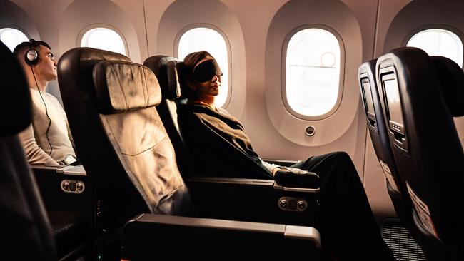 Jetstar business class on the Boeing 787-8.