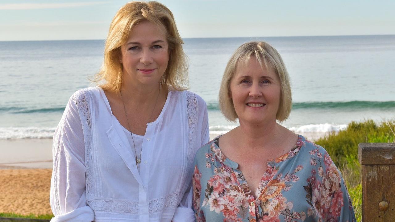 Sydney women Kay Howitt (left) and Lynne Tramonte were friends for decades before launching their own swimwear label, Monte &amp; Lou. Picture: Supplied