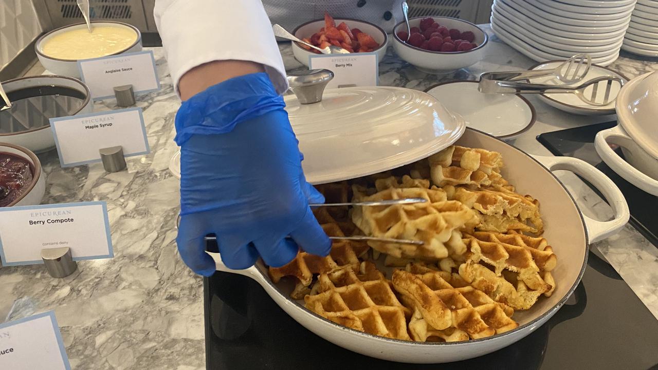 Those hot waffles are waiting. Picture: Vanessa Brown/news.com.au