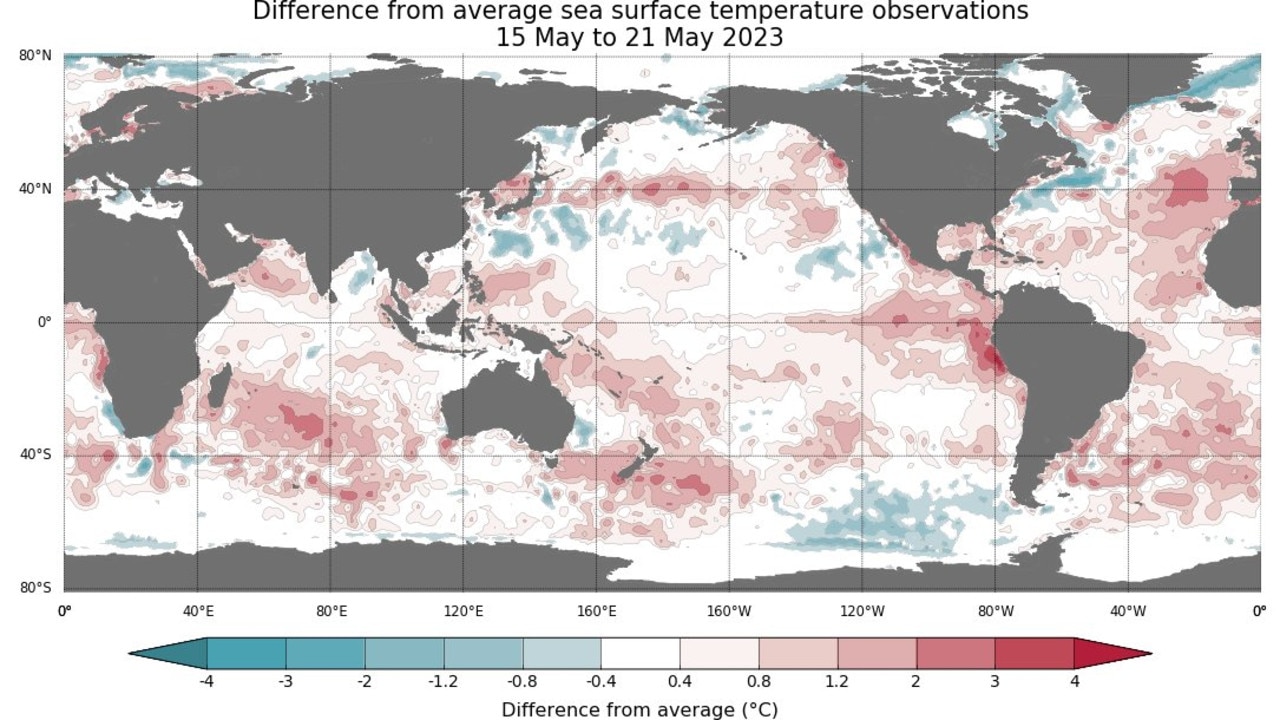 The chance of El Nino is contributing to the warmer and drier long-range forecast for Australia this winter. Picture: Twitter