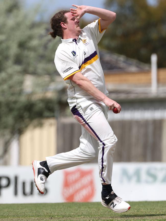 Nathan Johnson in action for Druids. Picture: Hamish Blair