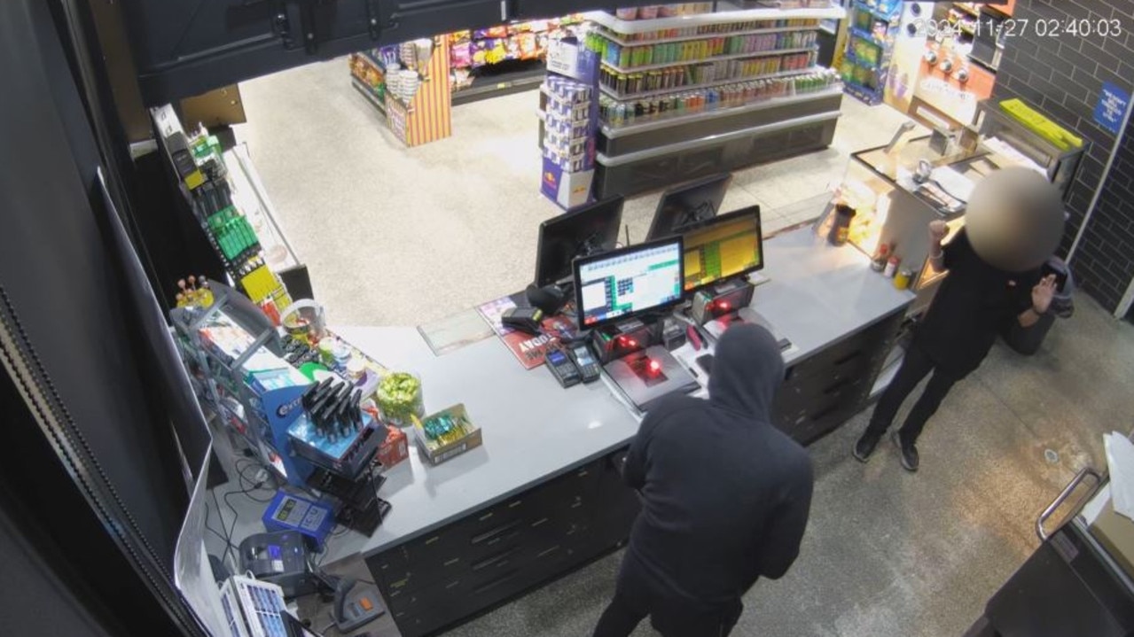 The armed man took cash from the register as well as packets of cigarettes. Picture: Victoria Police