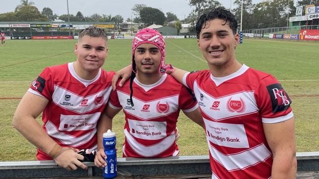 Roko Bilish, Jai Bilish and Sunny Kama of the Reds.