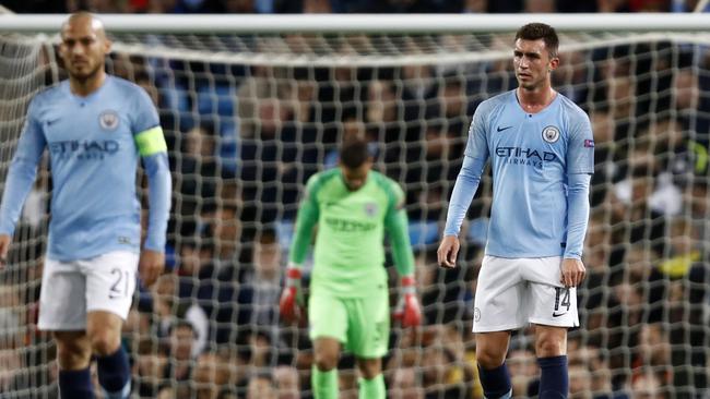 Manchester City just didn’t fire a shot against Lyon. Picture: Getty.