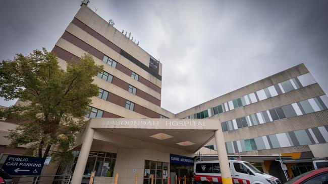 A patient has died waiting for a bed at Maroondah Hospital, with staff warning Victoria’s health system is in crisis.