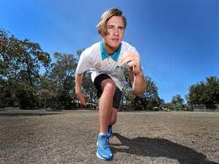 COAST'S OLYMPIAN: Brady Rose, 19, will compete in the pentathlon at the Special Olympics in Abu Dhabi and Dubai next month. Picture: Cody Fox