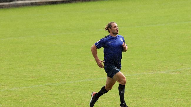 Kieran Foran is looking fit, and fighting for a return in Round 15 of the 2020 season. Picture. Phil Hillyard.