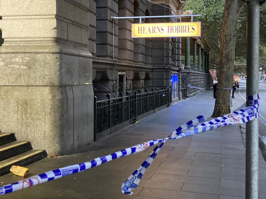 It is understood there was an altercation between a group of teens and the man before he was stabbed. Picture: Brandon Demura