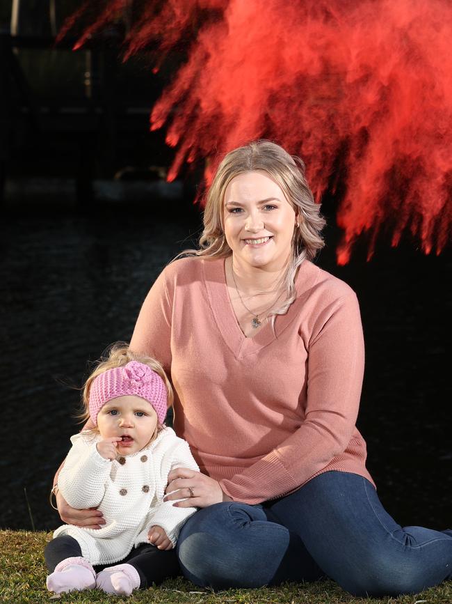 The 11-month-old has spent most of her life at hospital, with specialists and indoors. Photo: Jason O'Brien