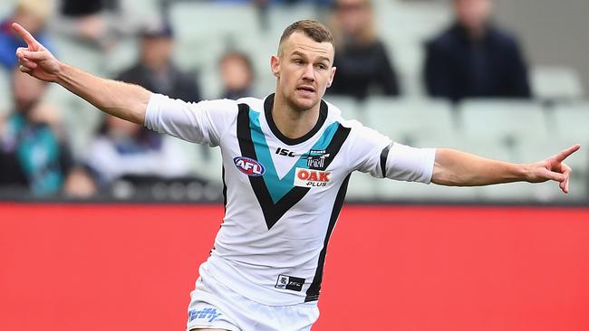 Robbie Gray put on a show in the second term. Picture: Getty