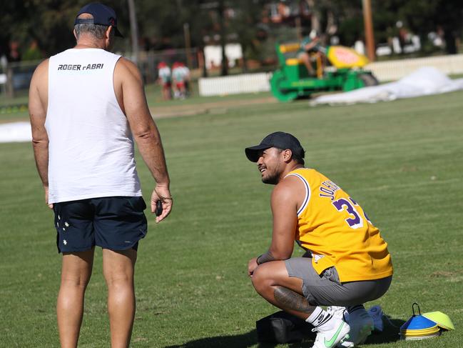 Roger Fabri is looking to build Anthony Milford’s speed over extended distances. Picture: John Grainger