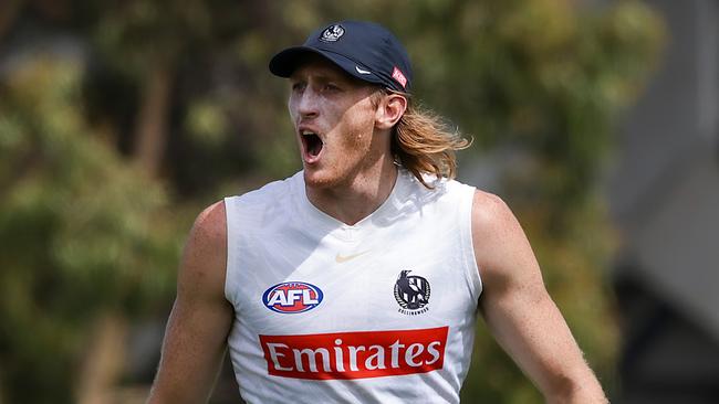 AFL. Collingwood pre-season training at AIA Vitality Centre. Nathan Murphy in action. Picture: Ian Currie