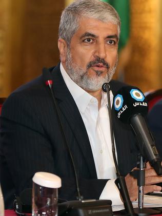 Exiled Chief of Hamas’ Political Bureau Khaled Meshaal is also based in Qatar. Picture: Karim Jaafar/AFP