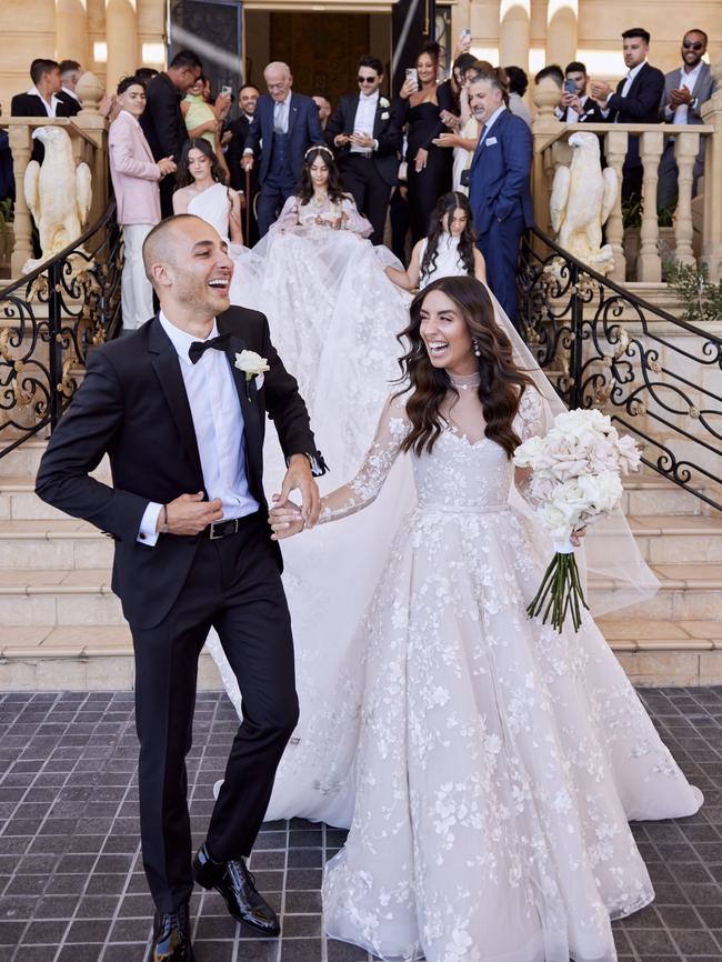 The happy couple Aya Shahin and Bassam Safieddine tied the knot on January 7. Picture: Lost In Love Photography