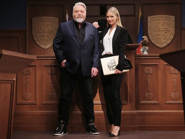 Kyle Sandilands and Anna Heinrich. Picture: Sam Ruttyn