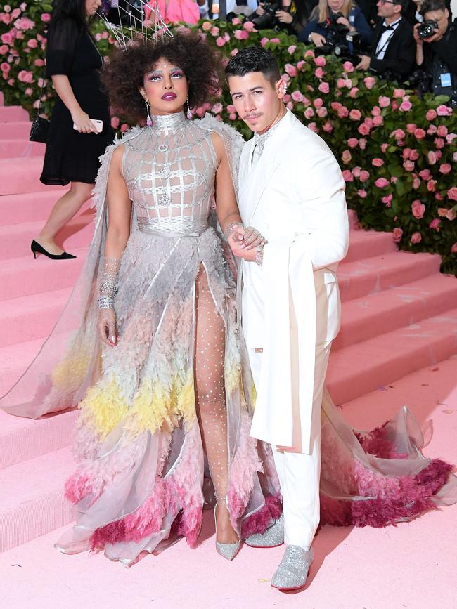 Newlyweds Priyanka Chopra and Nick Jonas. Picture: AFP