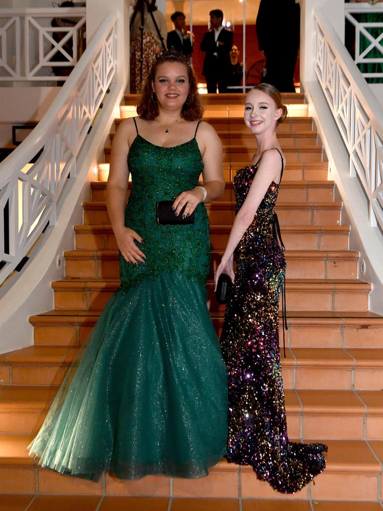 ANNANDALE CHRISTIAN COLLEGE school formal 2022 at Ridges Southbank. Caley Sommerville and Lucie James. (NOT SURE OF ORDER) Picture: Evan Morgan