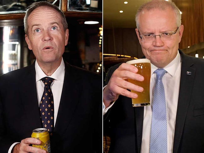 Bill Shorten and Scott Morrison