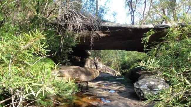 The Natural Bridge is a sandstone arch in Garigal National Park. The arch spans a creek near Forestville. Picture: Supplied