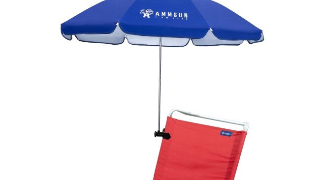 Attachable store beach umbrella