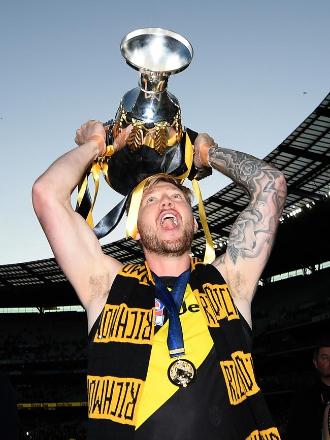 Two-time premiership player Nathan Broad. Picture: Getty