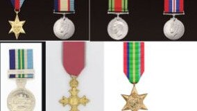 World War II medals were stolen during the Frankston break-in.