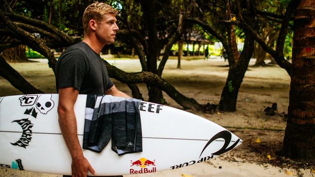 Get bidding for the chance to surf with Mick Fanning and Joel Parkinson. Picture: Supplied