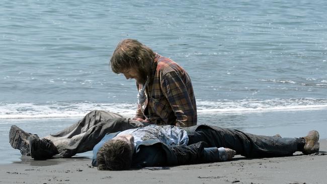 Daniel Radcliffe and Paul Dano in Swiss Army Man.
