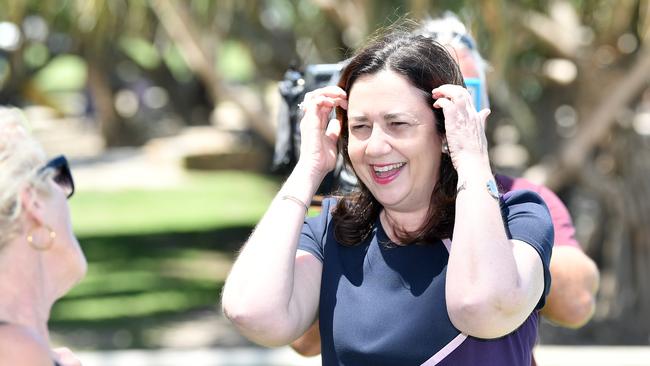 Queensland Premier Annastacia Palaszczuk has faced criticism and pressure for closing the borders and keeping them closed. Picture: Patrick Woods