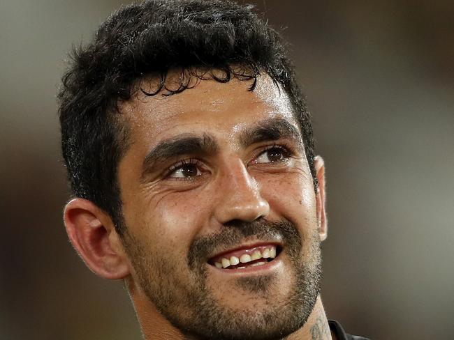 MELBOURNE, AUSTRALIA - MARCH 18: Marlion Pickett of the Tigers looks on during the 2021 AFL Round 01 match between the Richmond Tigers and the Carlton Blues at the Melbourne Cricket Ground on March 18, 2021 in Melbourne, Australia. (Photo by Dylan Burns/AFL Photos via Getty Images)