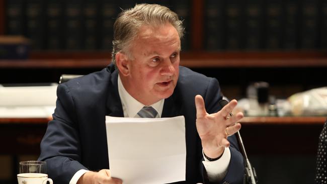 One Nation leader Mark Latham is trying to pass a parental rights’ bill. Picture: Richard Dobson