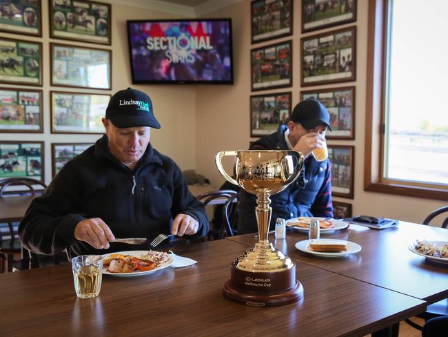 The Melbourne Cup at Lindsay Park Training Stables in Euroa, Victoria.