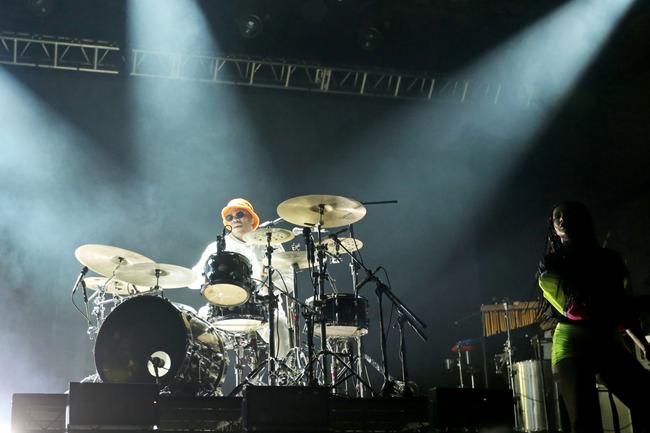 Anderson .Paak & The Free Nationals perform at the Marion Bay Falls festival. Picture: PATRICK GEE