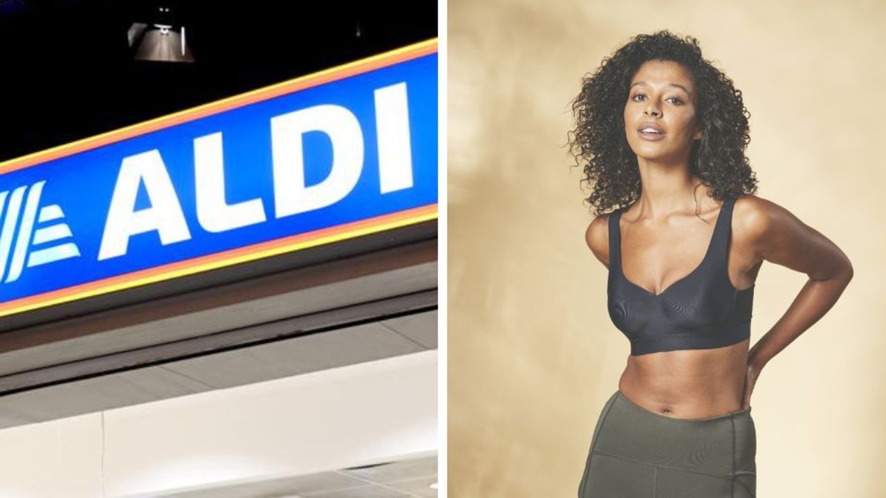 Ladies' Black Yoga Sports Bra - ALDI UK