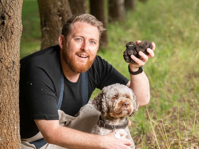 Title: Black Cat Truffles takeover  Ballarat chef Liam Downes is making a tree change and moving to the country to takeover Black Cat Truffles. Plicture:Rob Leeson.